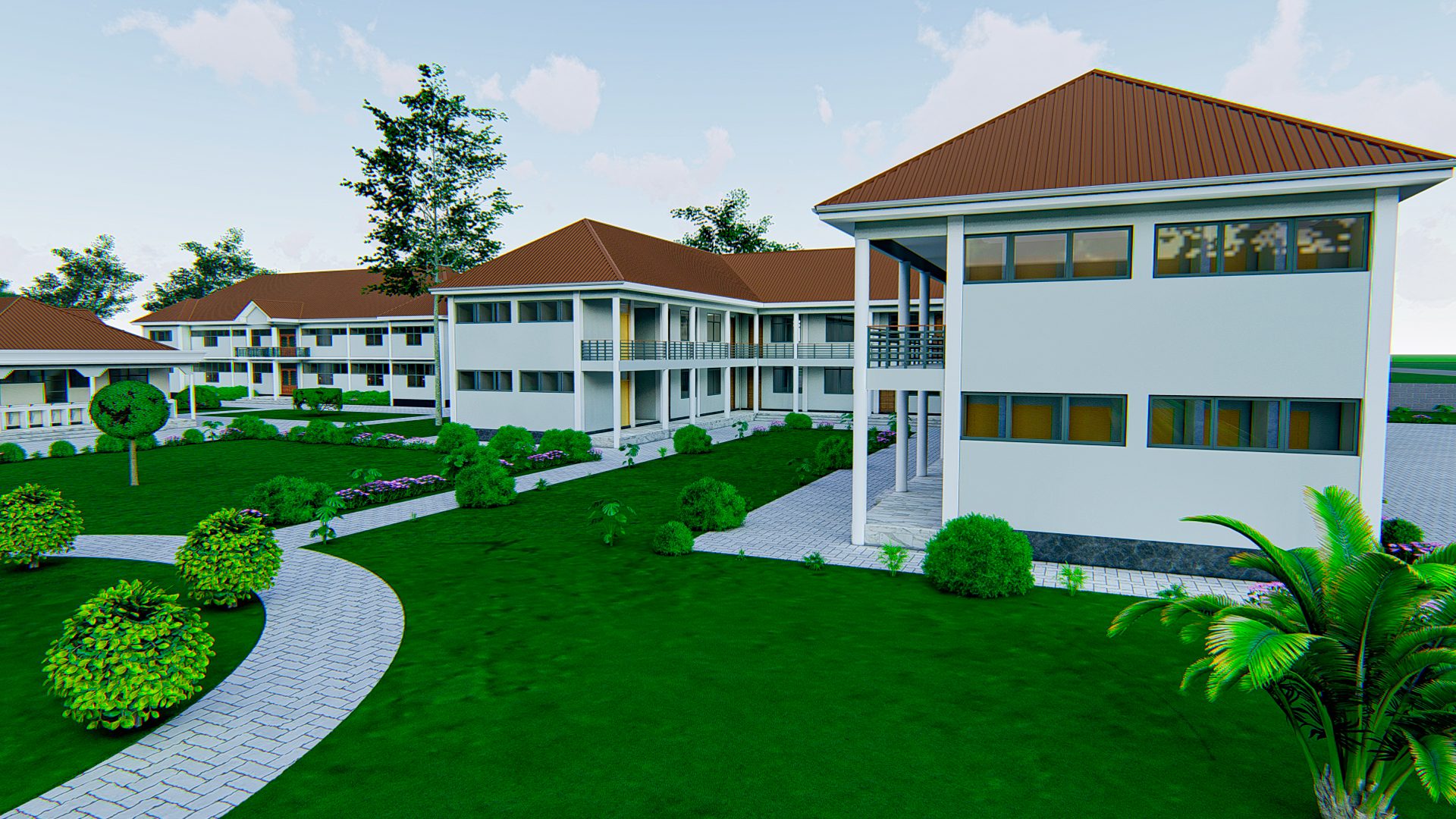 Proposed nursing school building view 6