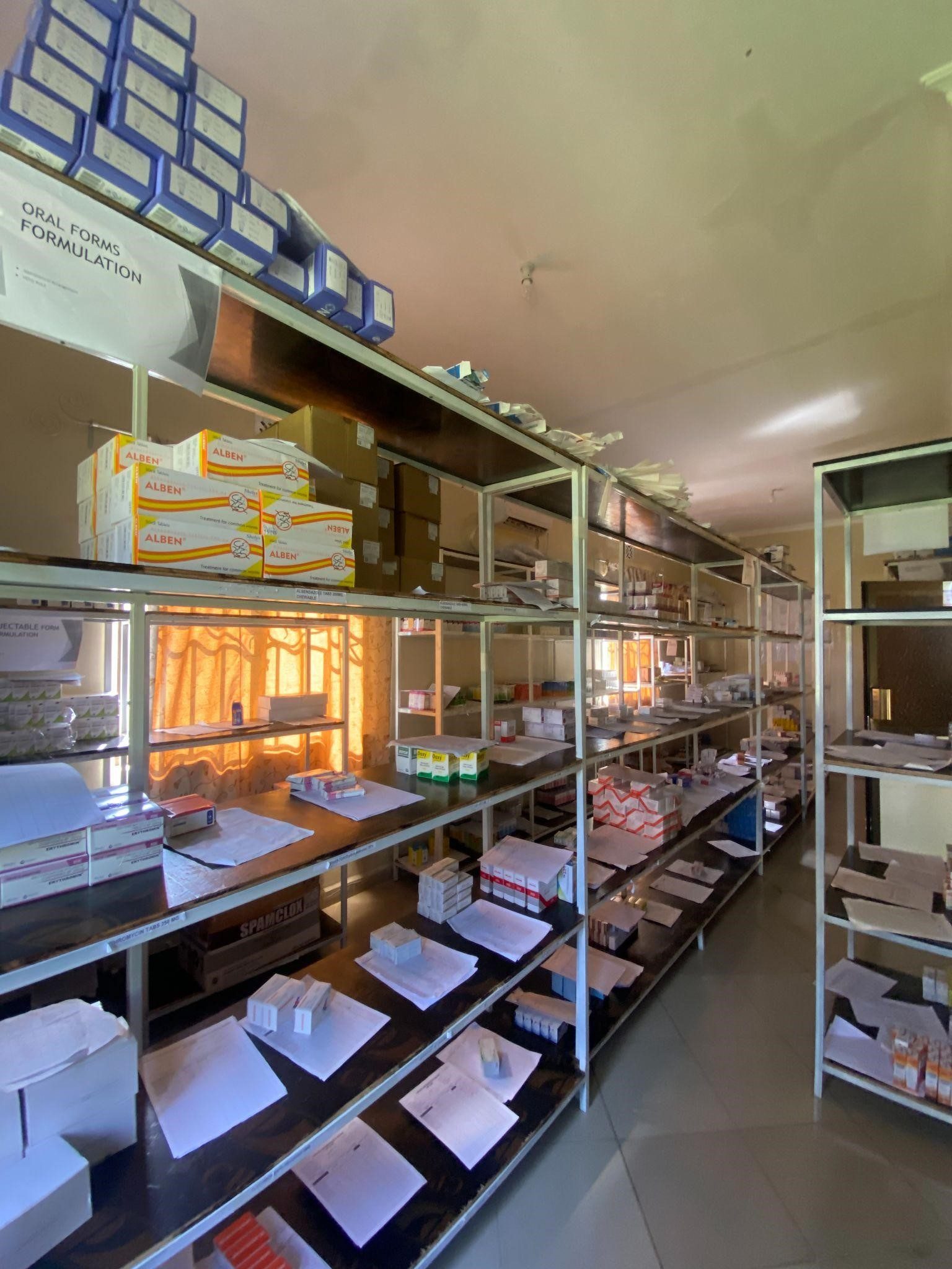 Private Pharmacy medicine stock