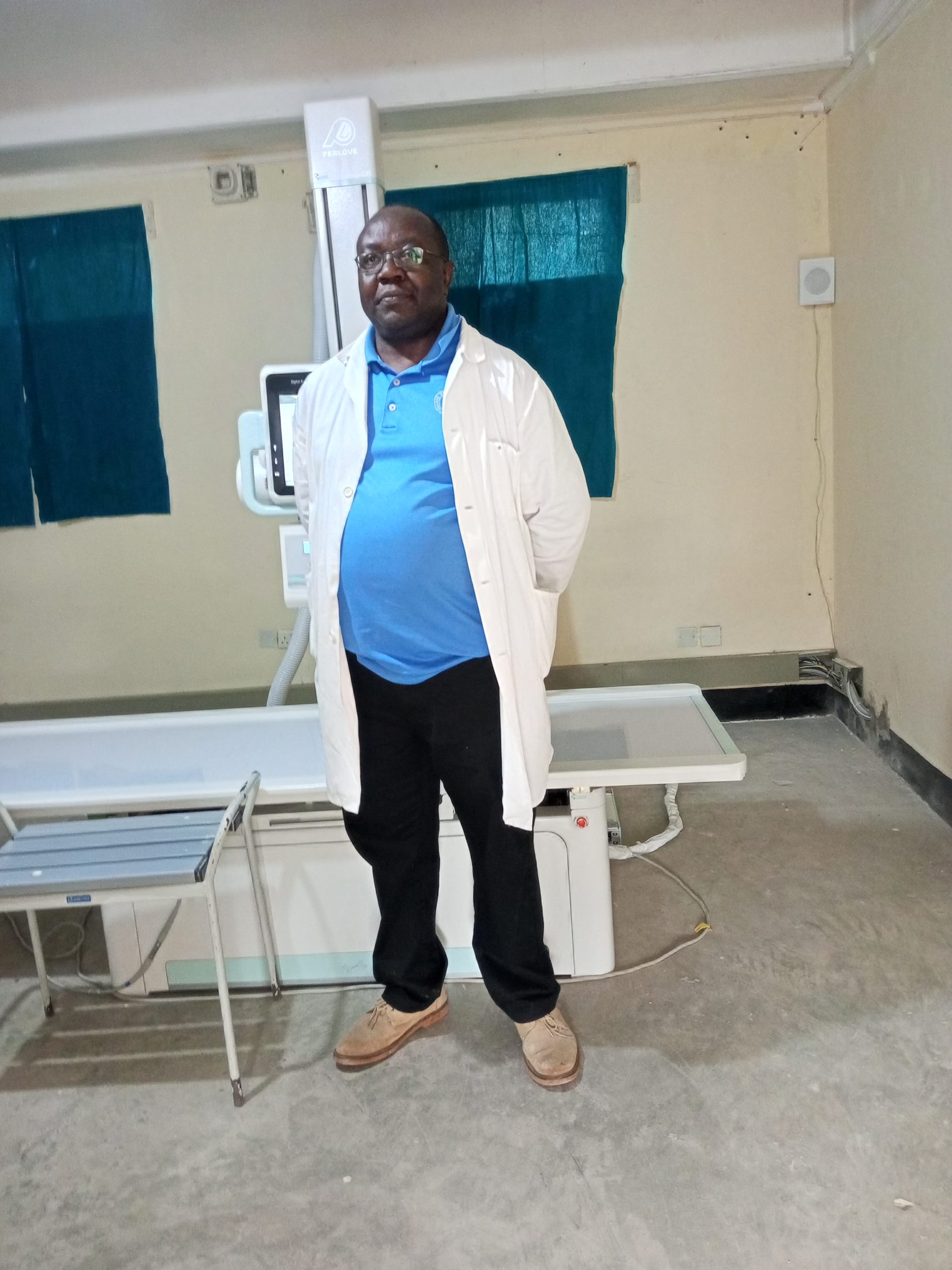 Dr Moses Peter Mandila, Head of Wasso Hospital Radiology Department