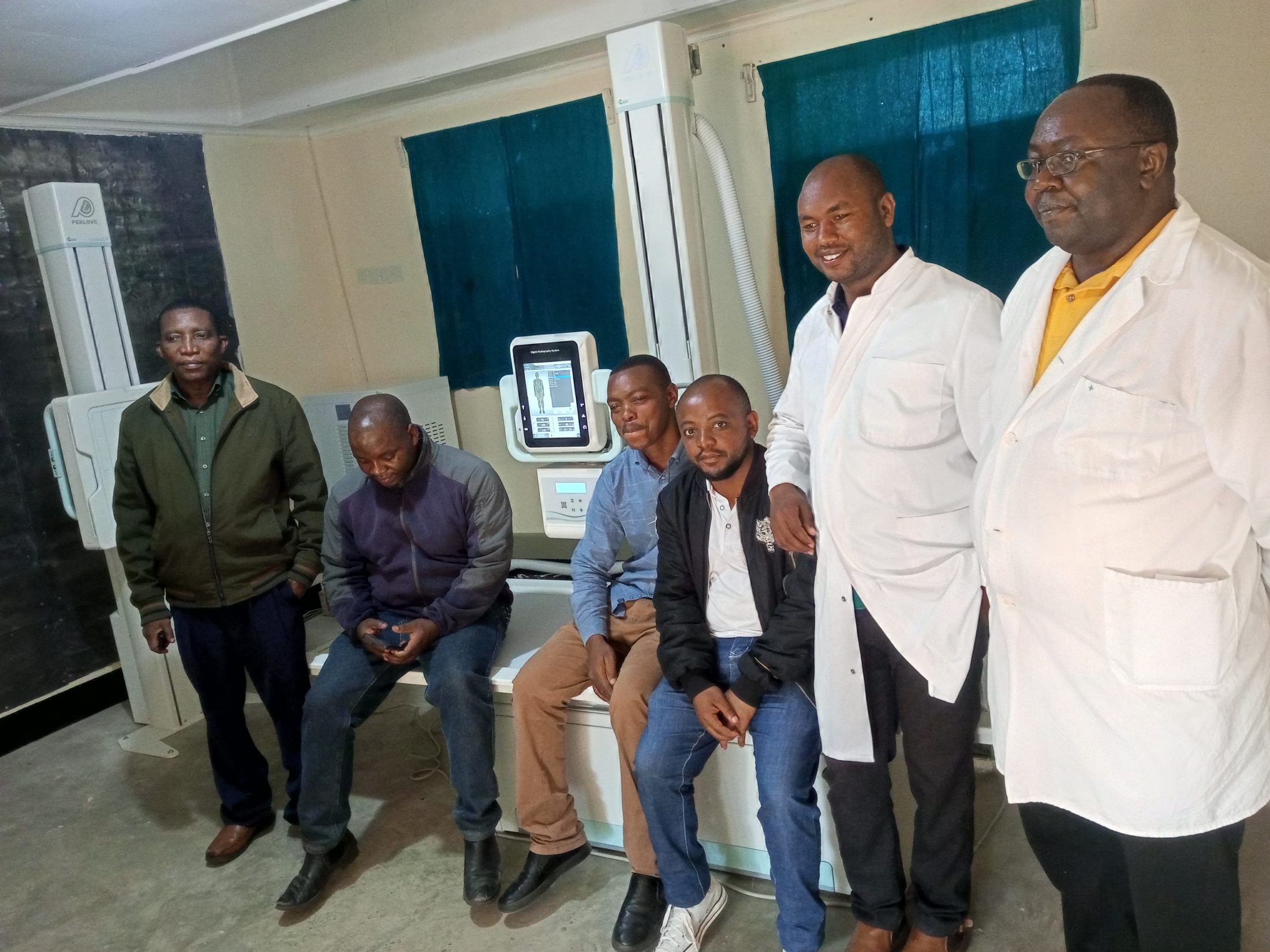 Wasso Hospital Management Team receiving new radiology equipment