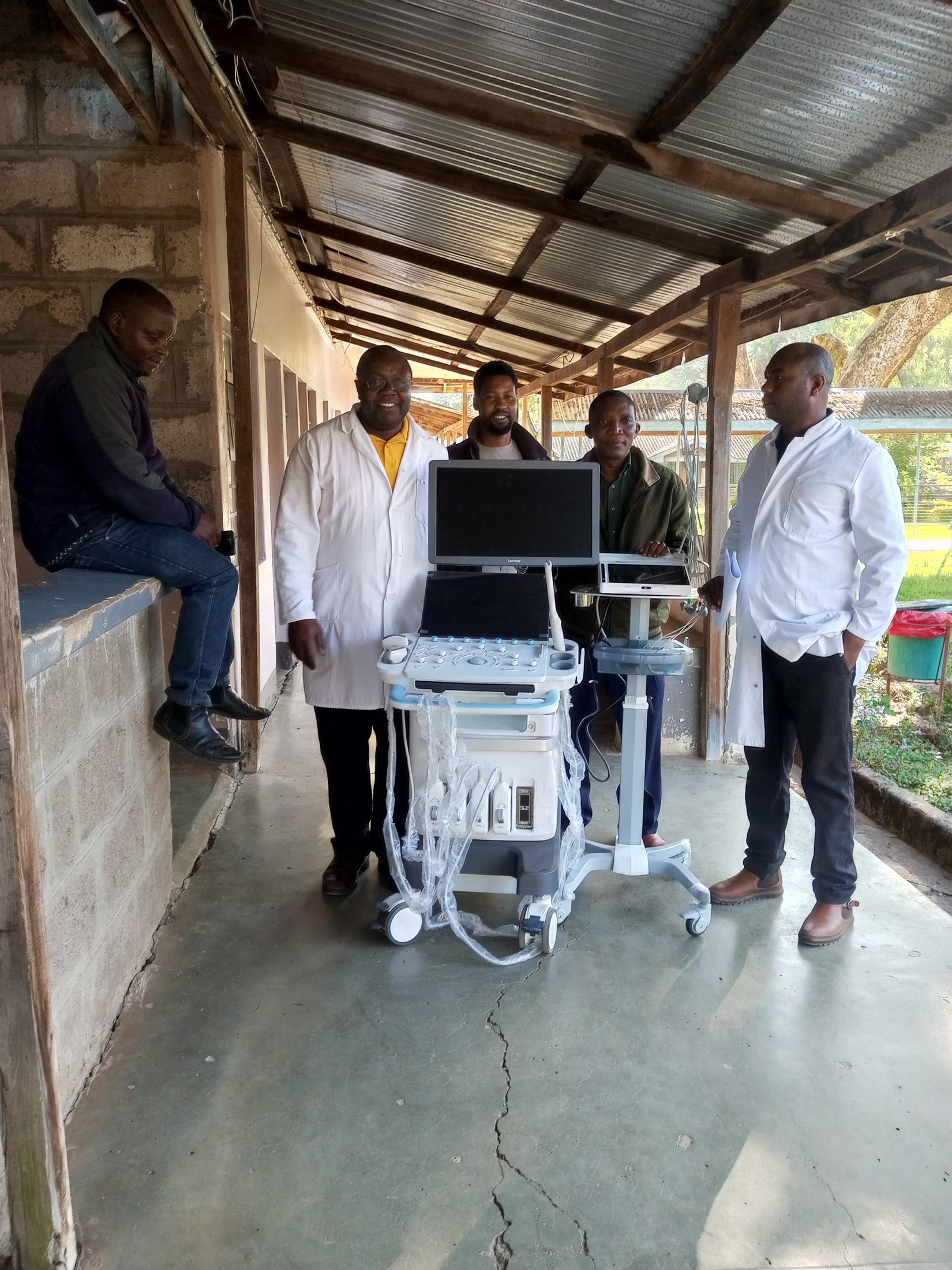 Modern ultrasound machine at Wasso Hospital